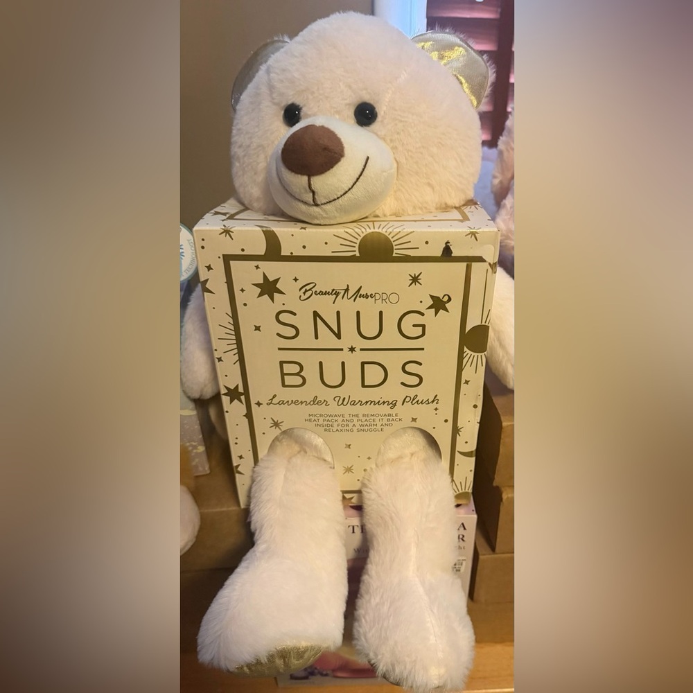 Snug Buds Lavender Plush Bear